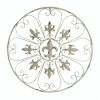 Distressed-Look Fleur de Lis Wall Decor