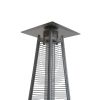 Living Source International Commercial Grade Pyramid Patio Heater (Stainless Steel)