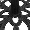 Umbrella Base Black 18.5"x18.5"x13" Cast Iron