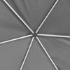 Hexagonal Pop-Up Marquee with 6 Sidewalls Gray 11.8'x10.2'