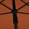Garden Parasol with Pole 82.7"x55.1" Terracotta