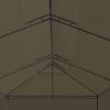 Gazebo with Curtains 236.2"x117.3"x106.3" Taupe 0.6 oz/ft²