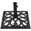 Umbrella Base Black 18.5"x18.5"x13" Cast Iron