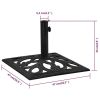 Umbrella Base Black 18.5"x18.5"x13" Cast Iron