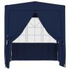 Professional Party Tent with Side Walls 6.6'x6.6' Blue 0.3 oz/ft²