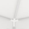 Professional Party Tent with Side Walls 8.2'x8.2' White 0.3 oz/ft²